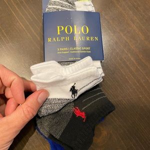 3 pairs RL classic sport socks